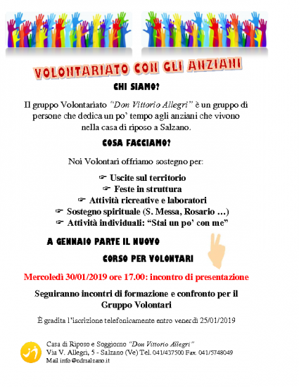 formazione volontari 2019