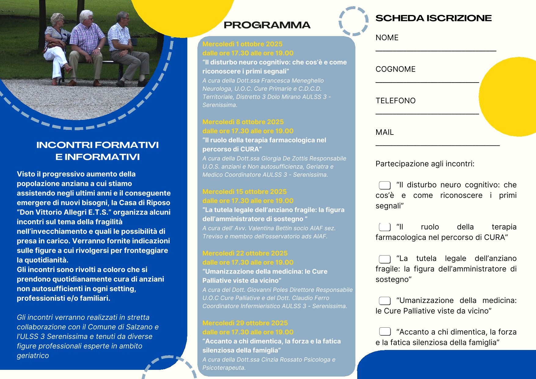 Incontri formativi autunno 2025 2
